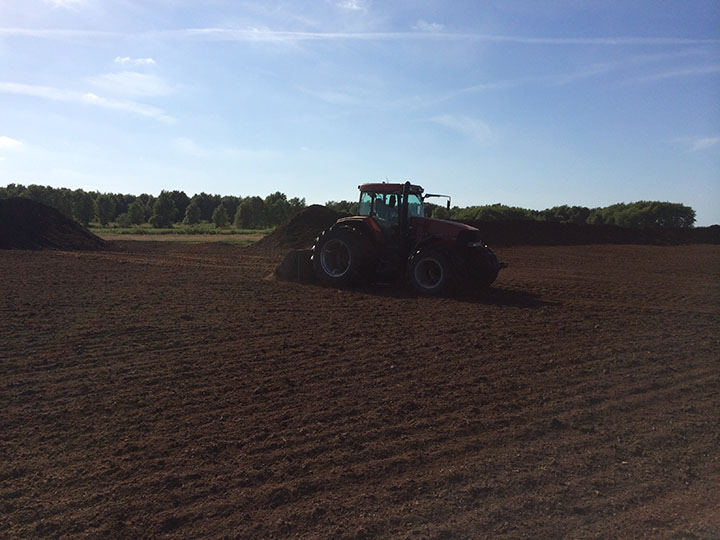 Scraping the marsh